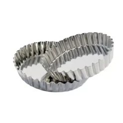 Best Cerf Dellier Moules Pour Pain De Genes Canneles En Fer Blanc (X12)