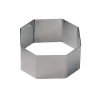 Cerf Dellier Nonnette Carree A Facettes Inox 80X80X45 Mm