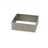 Hot Cerf Dellier Nonnette Carree Inox 80 X 80 Mm