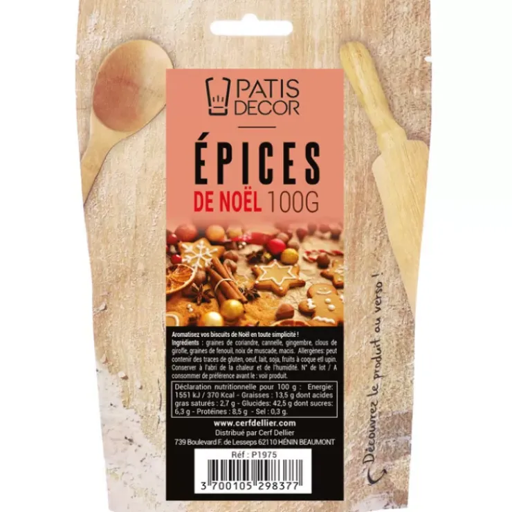 Best Cerf Dellier Épices De Noël Patisdecor 100 G