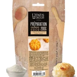 Best Cerf Dellier Preparation Pour Rocher Coco Patisdecor 200 G