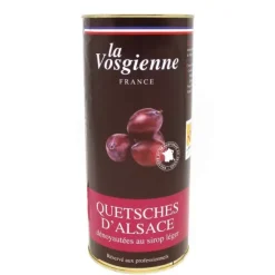 Clearance Cerf Dellier Quetsches Denoyautees Au Sirop Leger 1 Kg