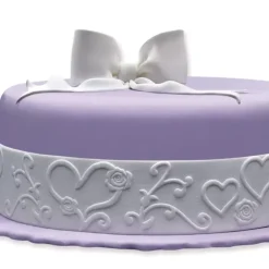 Cerf Dellier Ruban Pâte À Sucre Coeurs H 5 Cm (1,25 M)