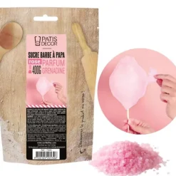 Hot Cerf Dellier Sucre Barbe À Papa Grenadine Patisdecor 400 G