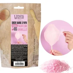 Cerf Dellier Sucre Barbe À Papa Vanille Patisdecor 400 G