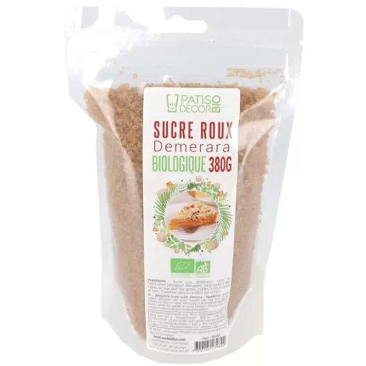 New Cerf Dellier Sucre Roux Demerara Bio 380 G