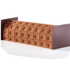 Sale Cerf Dellier Tapis Silicone Texture Chocolat