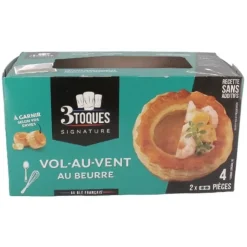 New Cerf Dellier Vol-Au-Vent Au Beurre A Garnir (X4)